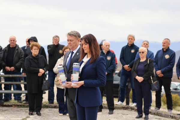 Županica OBŽ Nataša Tramišak na obilježavanju 34. obljetnice Dana obrane Livna