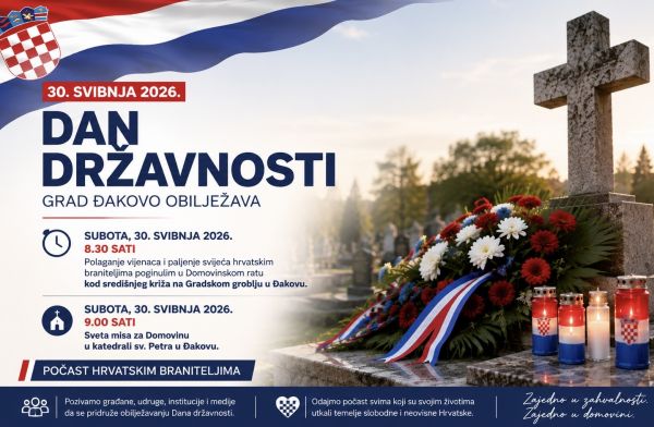 Grad Đakovo obilježava Dan državnosti Republike Hrvatske